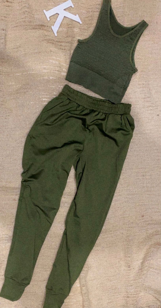 Long 2 piece pants set