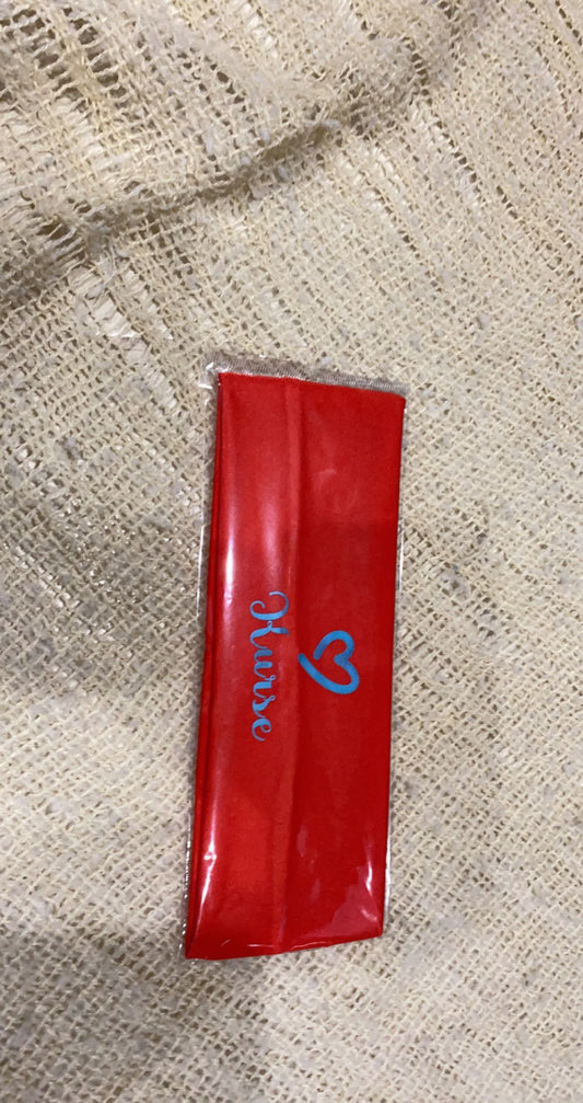 Kurse headband with mask button